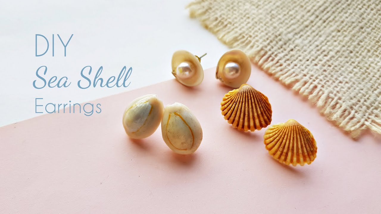 Elegant Gold Shell Pearl Earrings – dreamypick